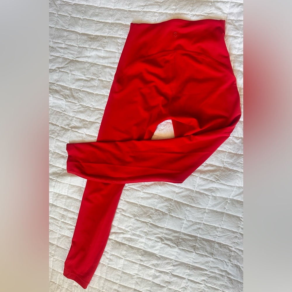 lululemon athletica Red Leggings